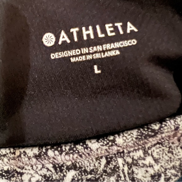 Athleta Exhale Bra Black & White - Picture 2 of 4